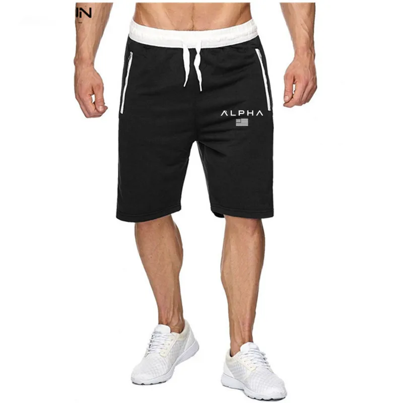 

Men Casual Shorts Fashion Printed Joggers Fitness Short Sweatpants 2020 Summer Drawstring Hip Hop Slim Workout Shorts Plus Size
