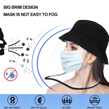 

2020 New Dustproof and Anti-fog Hat, Face Protection Cap, Multifunctional Protection Cap, Removable