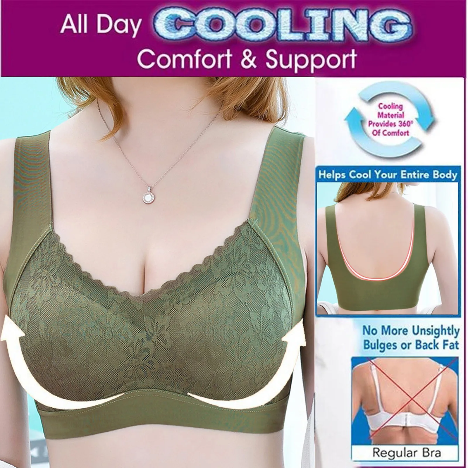 Бюстгальтер женский бесшовный с чашками пуш-ап и защитой от ударов | Женская