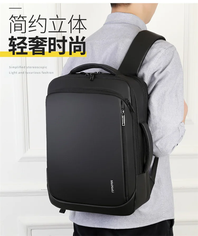HEFLASHOR рюкзак для ноутбука мужские рюкзаки бизнес ноутбук Mochila водонепроницаемый рюкзак зарядка через usb сумки Дорожная сумка