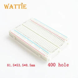 Placa de circuito de teste solderless placa de pão solderless divisor de 400 furos placa experimental