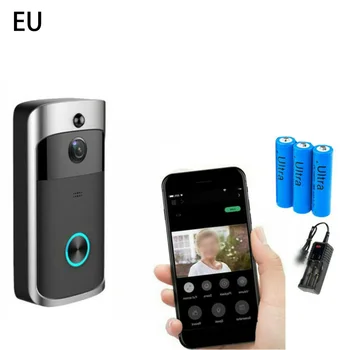 

New Wireless WiFi Video Doorbell Smart Phone Door Ring Intercom Security Camera Bell Installing Accessories Double Sided Tape