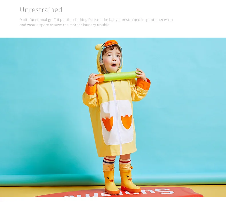 Unicorn Cartoon Children Rain Boots