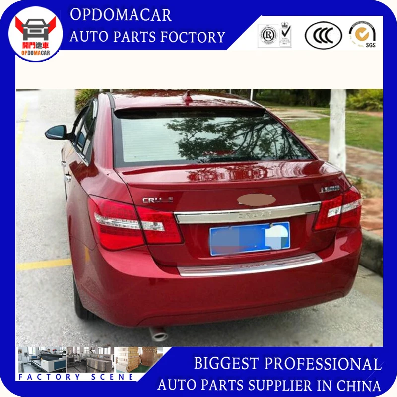 

High quality ABS primer black white red ect color car rear lip spoiler for Cruze 2009 2010 2011 2012 2013 2014