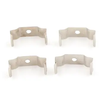 

4pcs Stainless Iron T8 Fluorescent Tube Mounting Bracket Clips Fix Accessories Integrated T8 LED Tube Bracket Clips