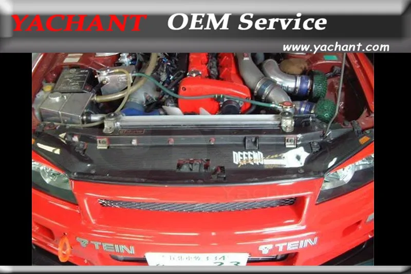 

Стайлинг автомобиля FRP Стекловолоконная охлаждающая панель подходит для 1995-1998 Skyline R33 GTS Spec 1 гаражная Защитная стильная охлаждающая панель