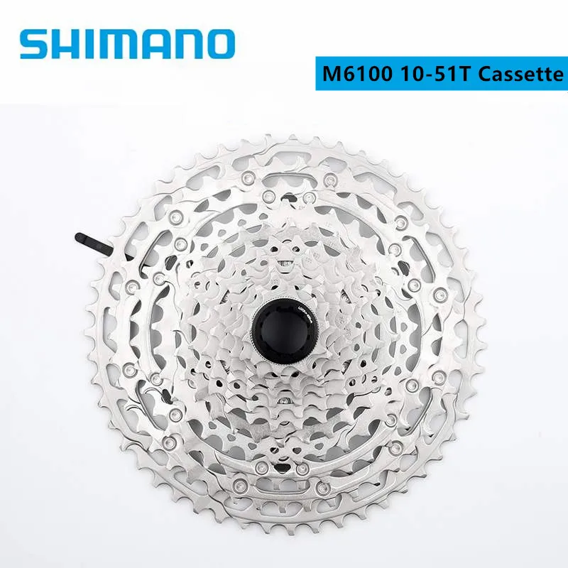 Bicycle Cassette Shimano SLX XT M8100 M7100 M6100 Cassette 12 speed 10-51T 10-45T Cassette Freewheel Mountain Bike MTB 12 Speed Bicycle Parts