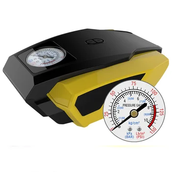 

Car Air Pump Dual-use Home 12V Electric Pump Portable Emergency Tire Car Pump With Indicator