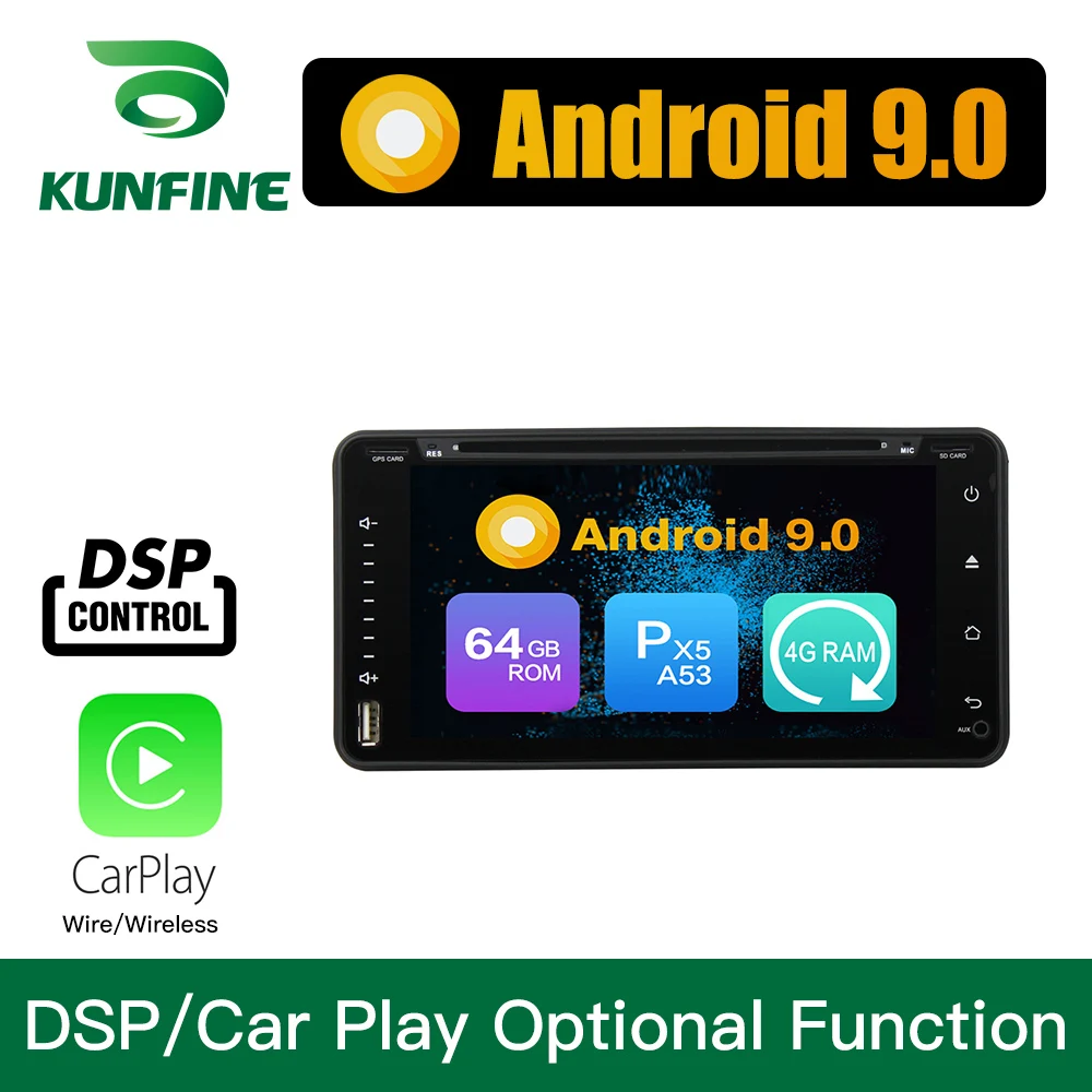 Android 9,0 Восьмиядерный 4 Гб ОЗУ 64 Гб ПЗУ автомобильный DVD gps навигационный мультимедийный плеер Автомобильный стерео для TOYOTA RAV4/Corolla/Vios
