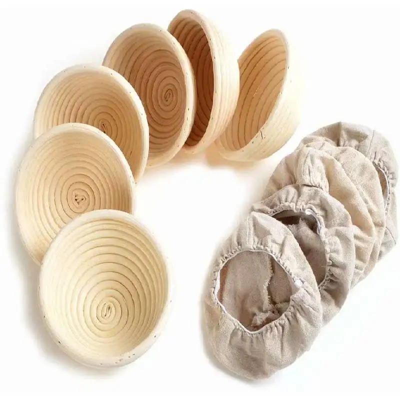 New Bread Proofing Basket Round Natural Rattan Proofing