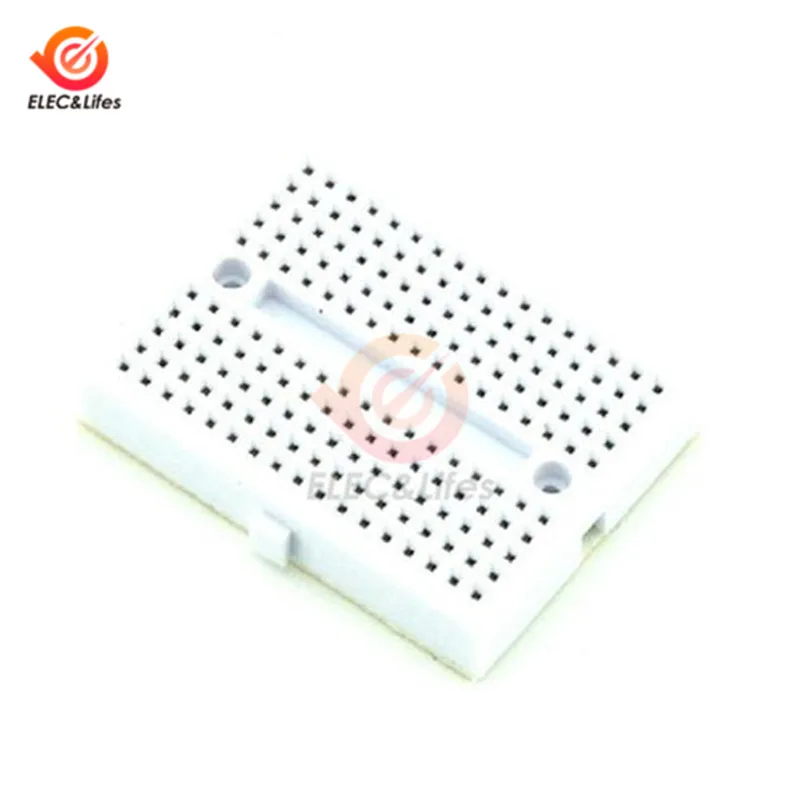 

10Pcs SYB-170 Bread Board Mini Solderless Breadboard Prototype Experiment Test Protoboard 170 Tie-Points 35*47*8.5mm