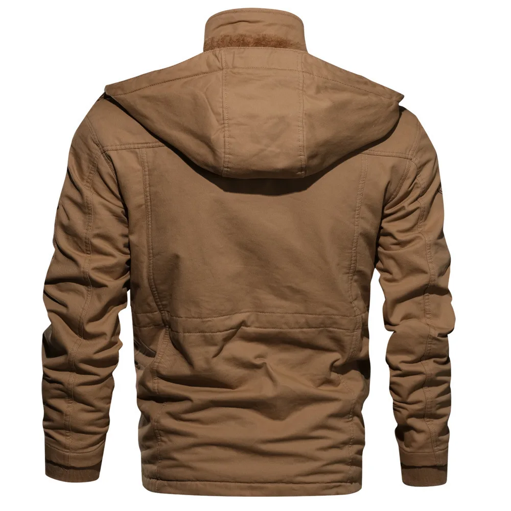 Ymosrh Fleece Jacket Men, Thick Thermal Winter Zip Up Jacket Lined