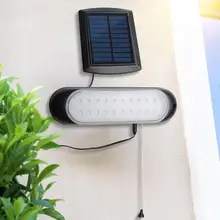Waterproof IPX4 LED Solar Split Wall Lamp Garden Street Outdoor LIght Bulbs