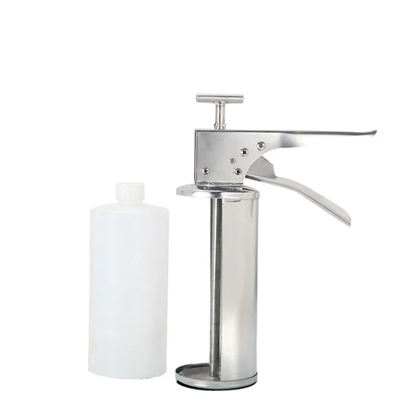 Stainless steel burger sauce gun salad dressing Dispenser 10g 20g hamburger jam filler with bottle burgers shop equipment | Бытовая