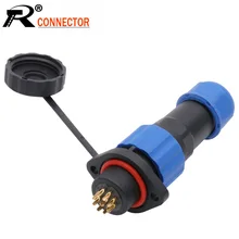 SP16 – connecteur étanche IP68, 2 3 4 5 7 9 broches, avec 2 trous, Type bride, qualité supérieure, DIY YOU