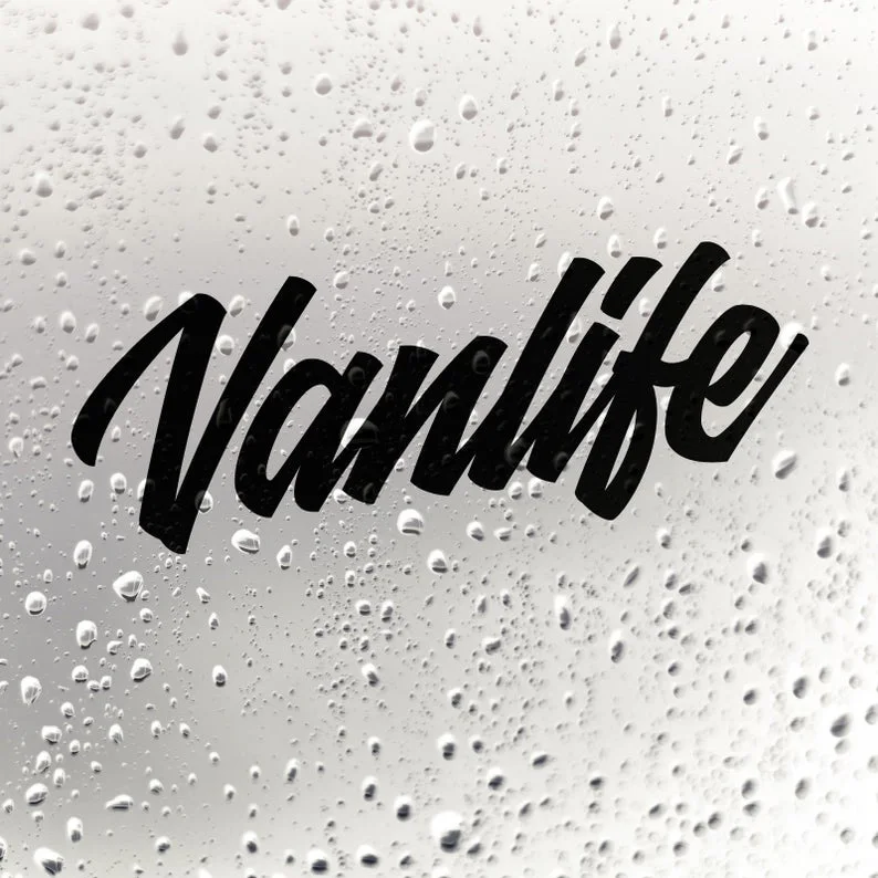 Vanlife Fine Car Sticker Vinyl Car Styling Rearview Mirror Accessor Waterproof Decals wall sticker acrylic wall sticker car trunk sticker