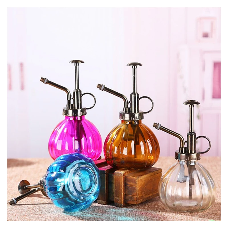

Plants Flowers Spray Bottle,Vintage Glass Spray Water Pot, Pumpkin Colorful Spray Bottle
