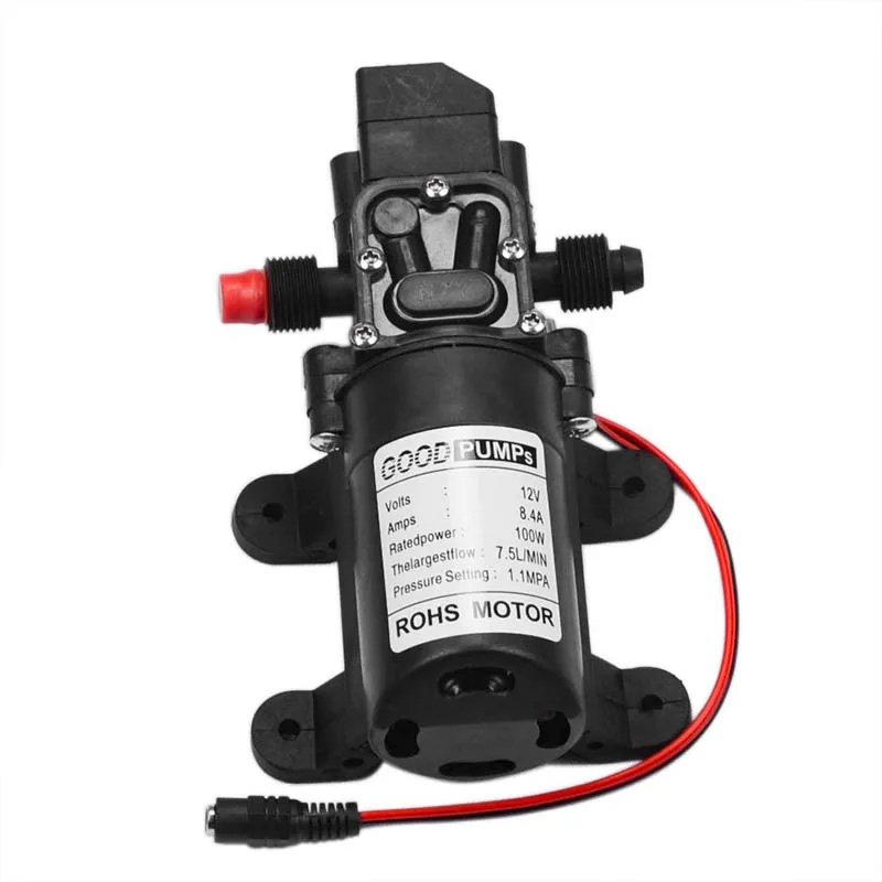 12V 100W 160PSI высокое Давление самовсасывающие электрический автомобиль мытья насос Портативный стиральная машина прикуривателя комплект водяного насоса
