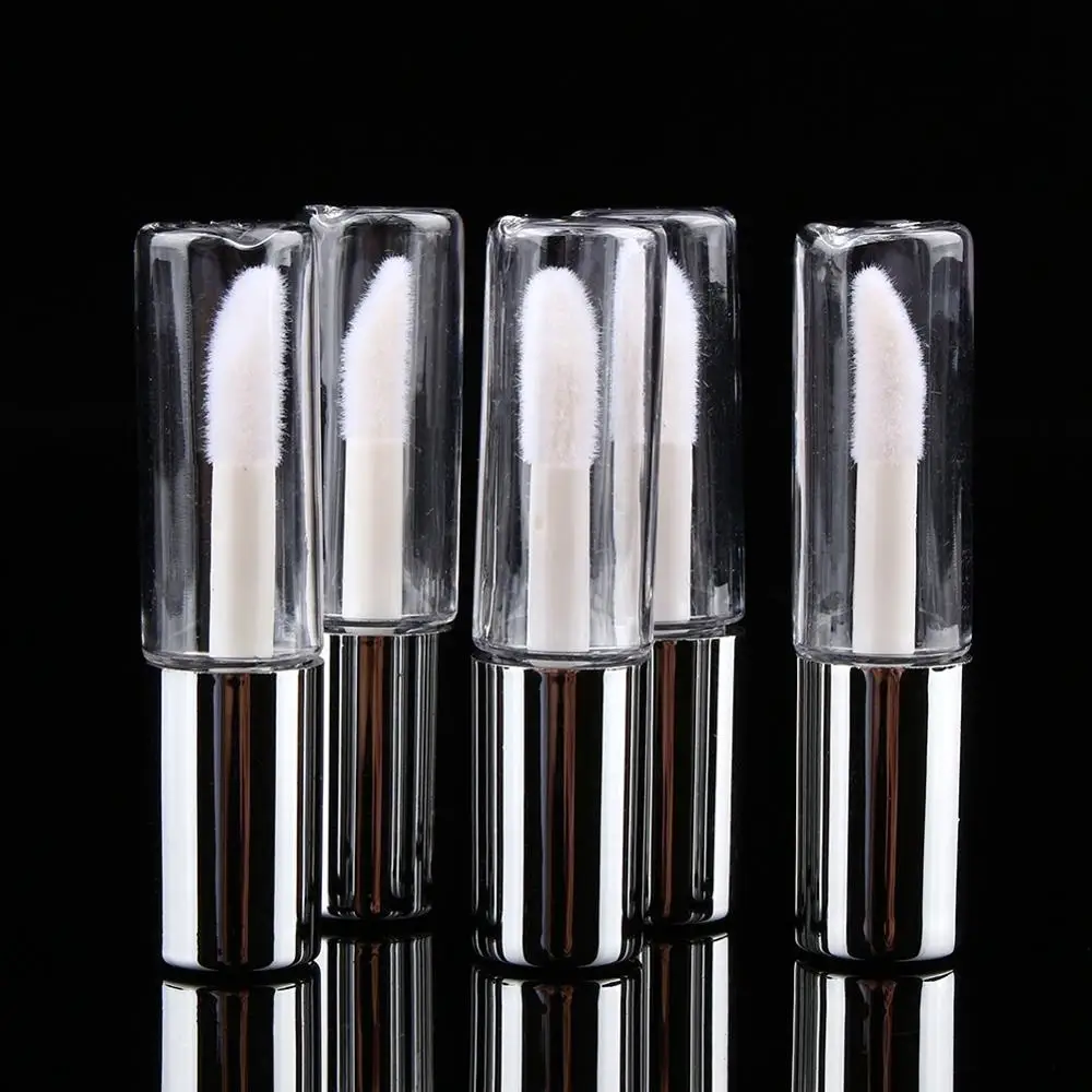 1.2ml Plastic Clear Lip Gloss Tube Lips Balm Bottle Brush Empty Cosmetic Container Makeup Organizer Lipgloss Tubes | Красота и