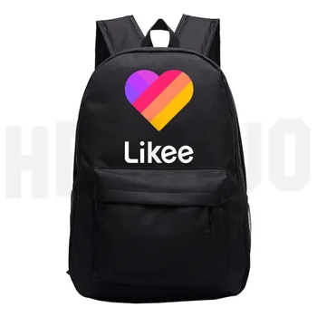 

Likee Backpack for Student Bookbag LIKEE Video 1 App Laptop Backpack School Bags for Teenage Girls Travel Fashion Russian Styles
