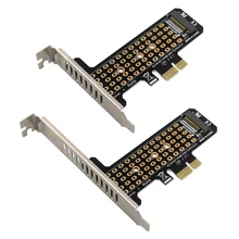 Adaptateur SSD M.2 NVME à PCI-E X1, carte d'extension PCI-E4.0/3.0 pour accessoires de convertisseur d'ordinateur 2230/2242/2260/2280
