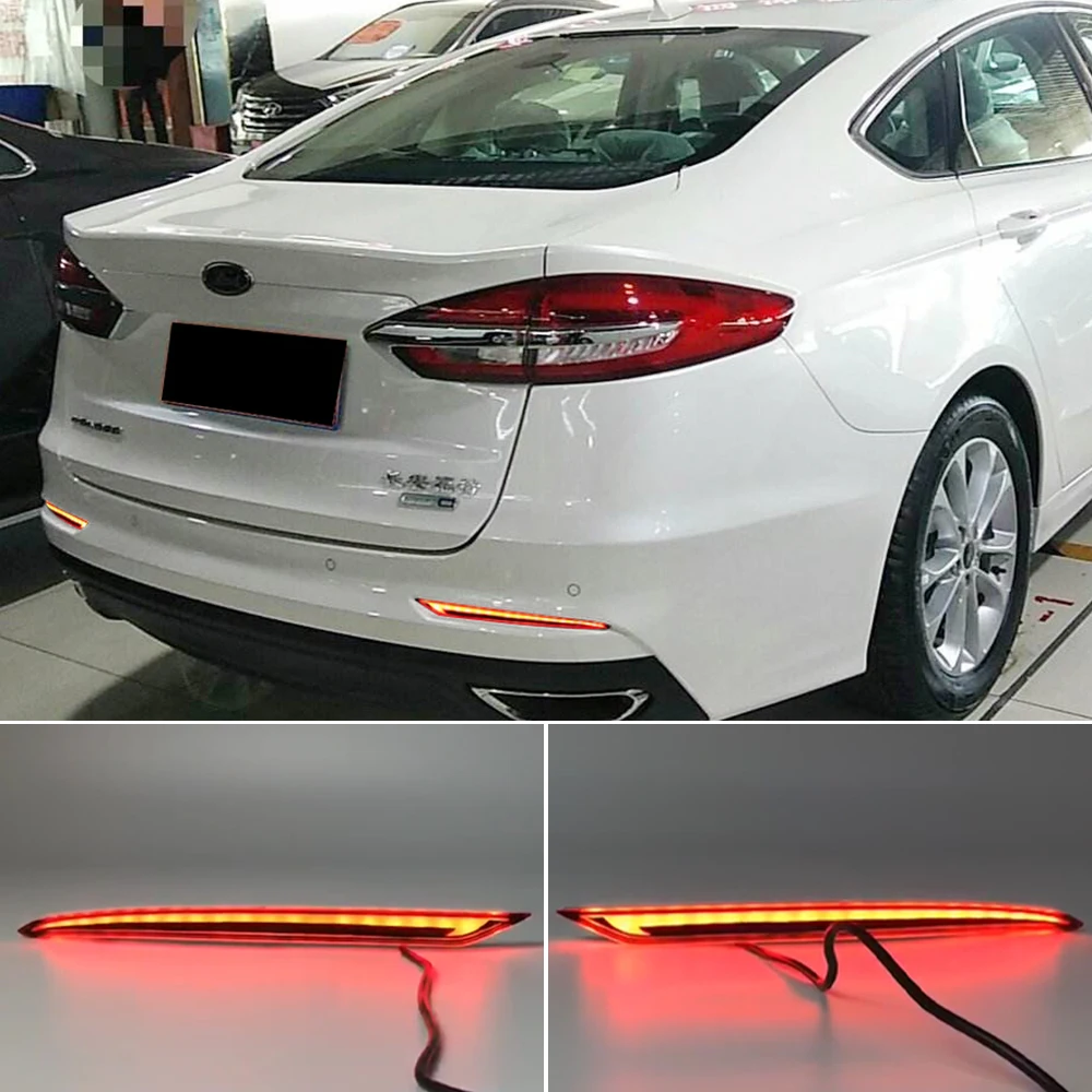 Автомобильная проблесковая 1 пара Светодиодный отражатель светильник для Ford Mondeo
