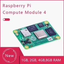 Framboesa pi módulo 4 quad-core cpu dupla saída de vídeo wifi bt 5.0 cm4 1/2/4/8g ram lite/8/16/32g emmc cm 4 io placa