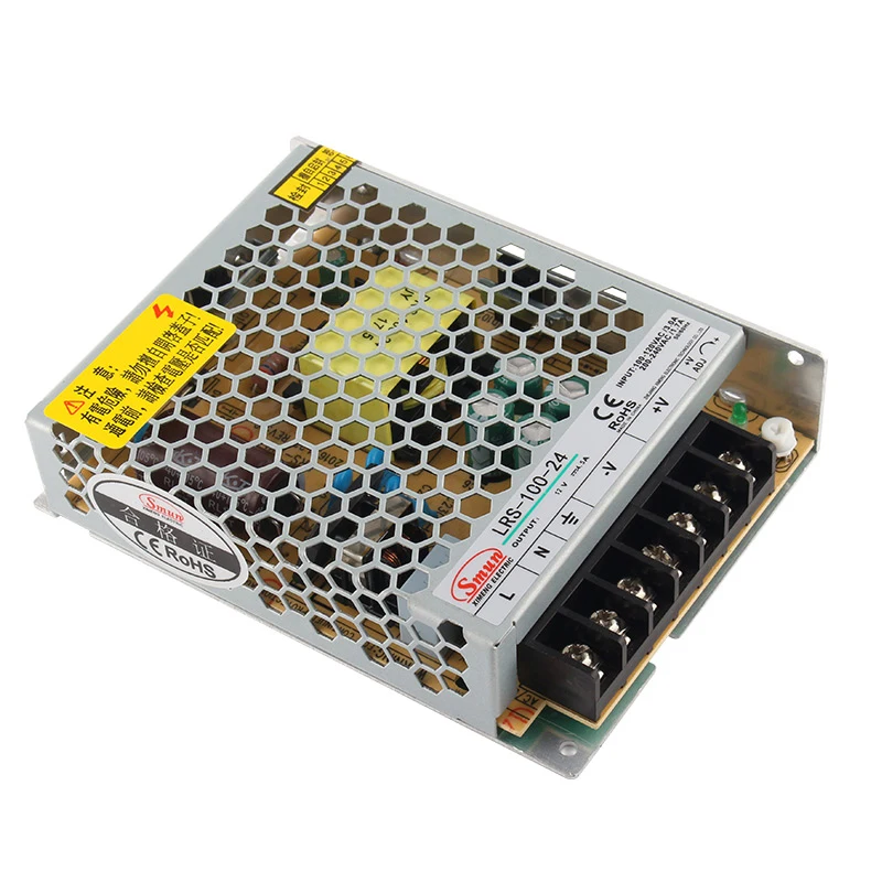LRS-100 12V 24V 100W одиночный выход импульсный источник питания