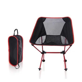 

Portable Ultralight Folding Chair With Storage Bag Aluminum Alloy Oxford Chairs For Outdoor Sport Camping Hiking Fishing