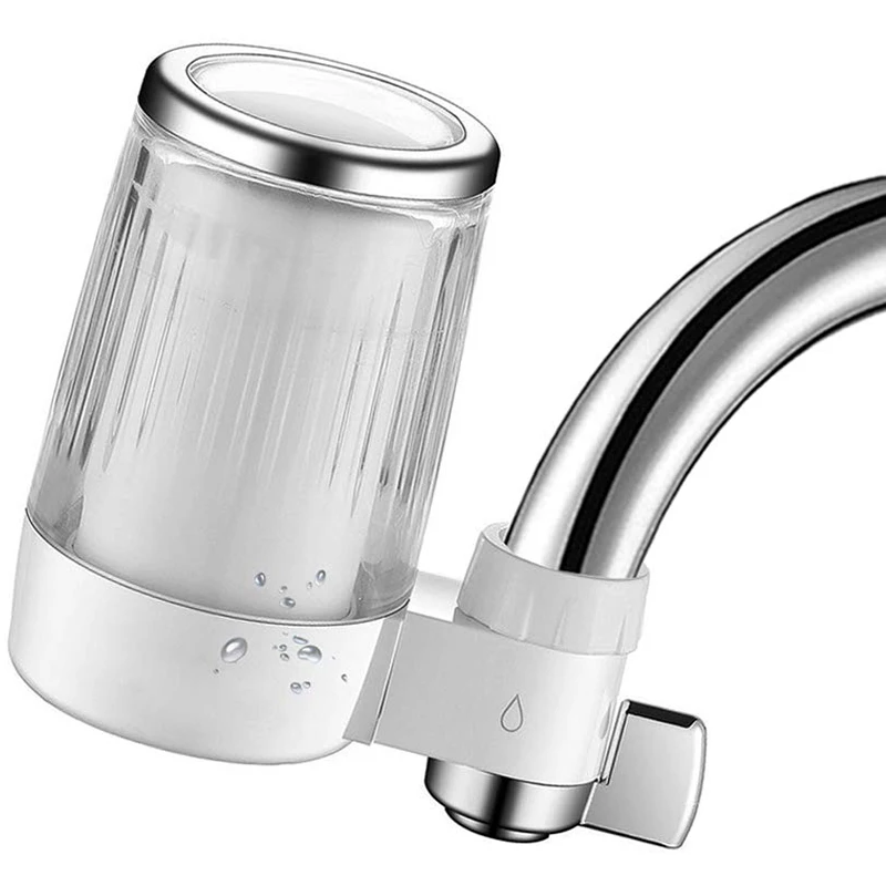 

Water Faucet Filtration System,Advanced Faucet Water Filter with Activated Carbon,Removes Lead & Chlorine,High Water Flow Tap Wa