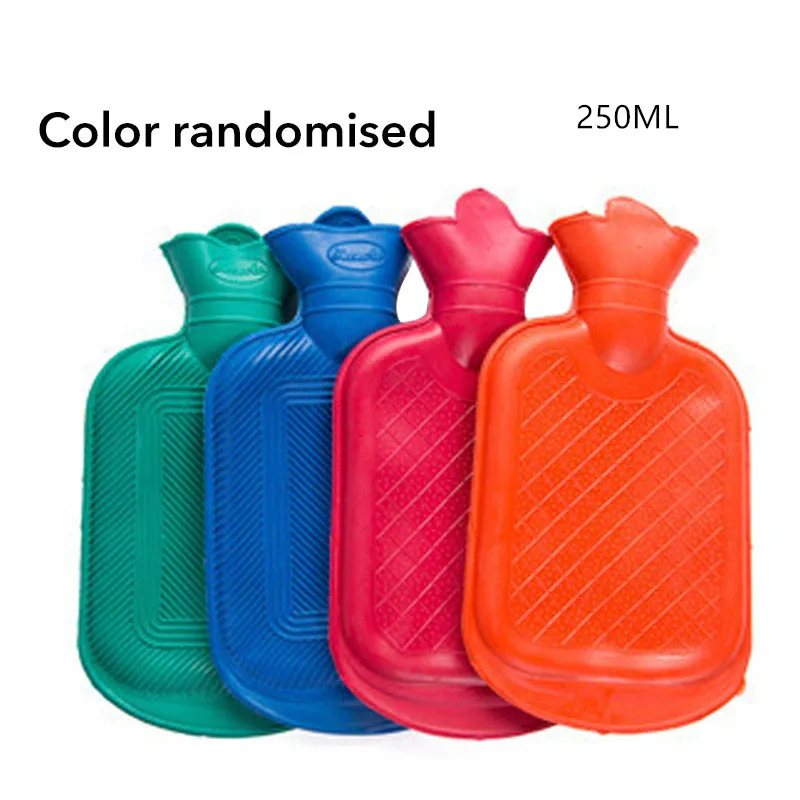 2000 мл новые толстые горячие портативные бутылки для воды, резиновые зимние теплые бутылки для воды, грелка для рук для девочек, карман для рук, сумка для горячей воды - Цвет: Random color 250ML