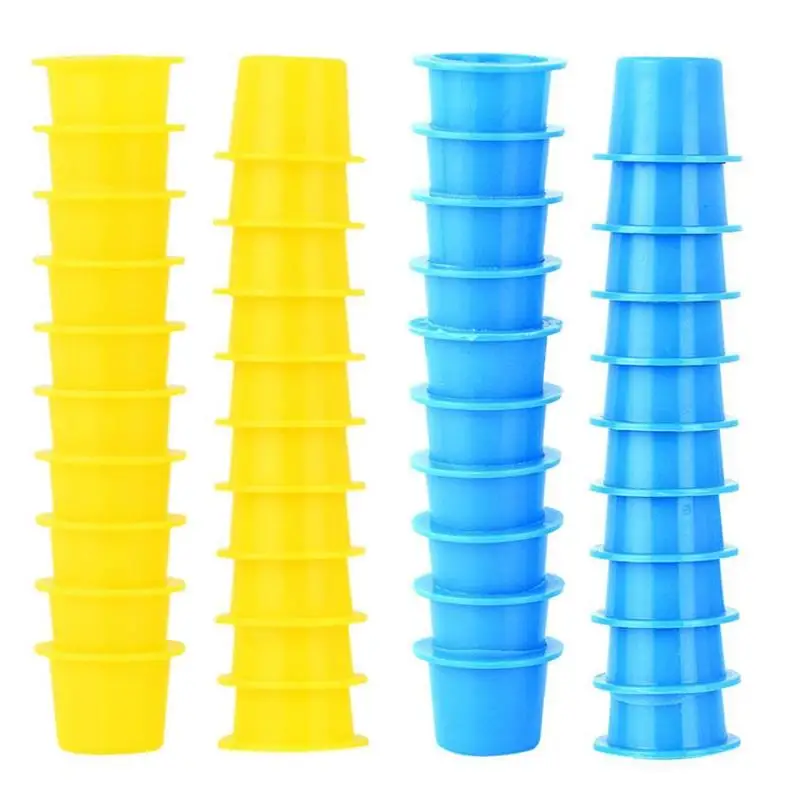 

100pcs Plastic Disposable Tattoo Ink Cap Cup Container Permanent Makeup Pigment Holder Container Cap Tattoo Accessory