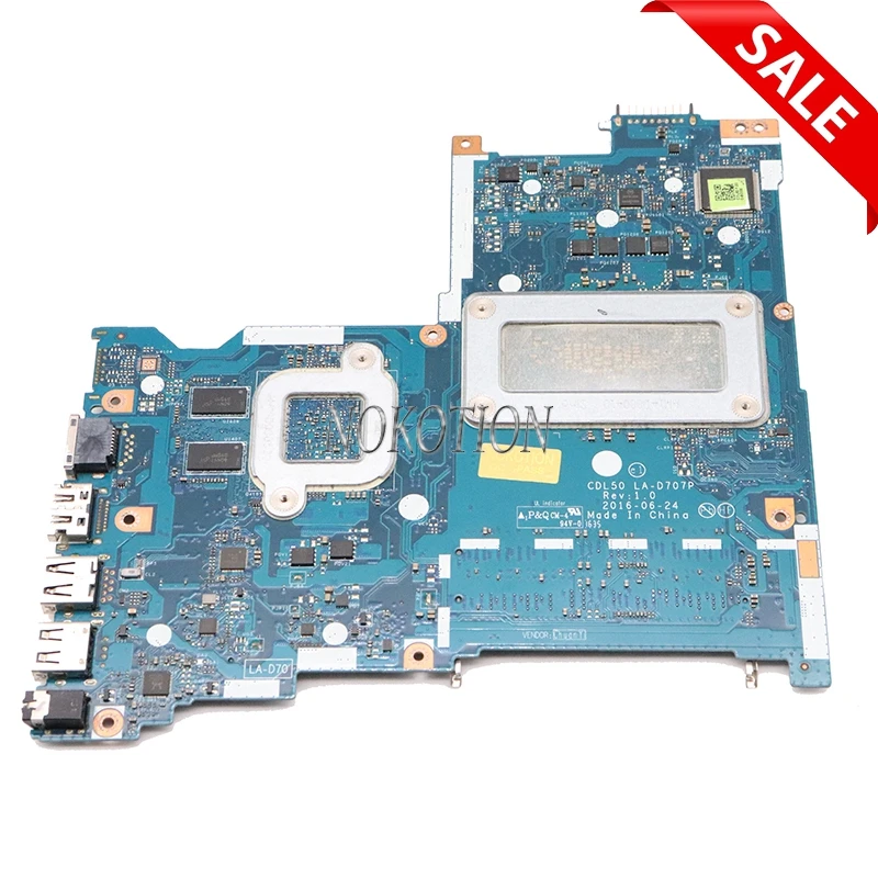 Материнская плата NOKOTION CDL50 LA D707P 903787 601 501 001 для ПК HP 15 AY AY180TX SR2ZV i7 7500U CPU R7 M440 4