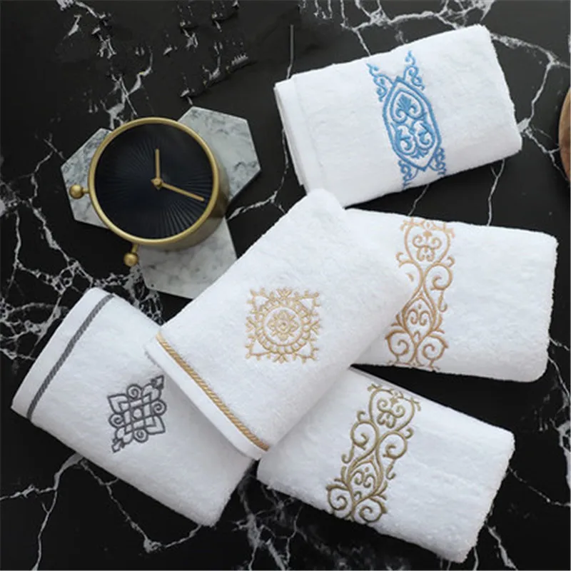 Домашнее роскошное полотенце для отеля 100% хлопок абсорбирующее однотонное