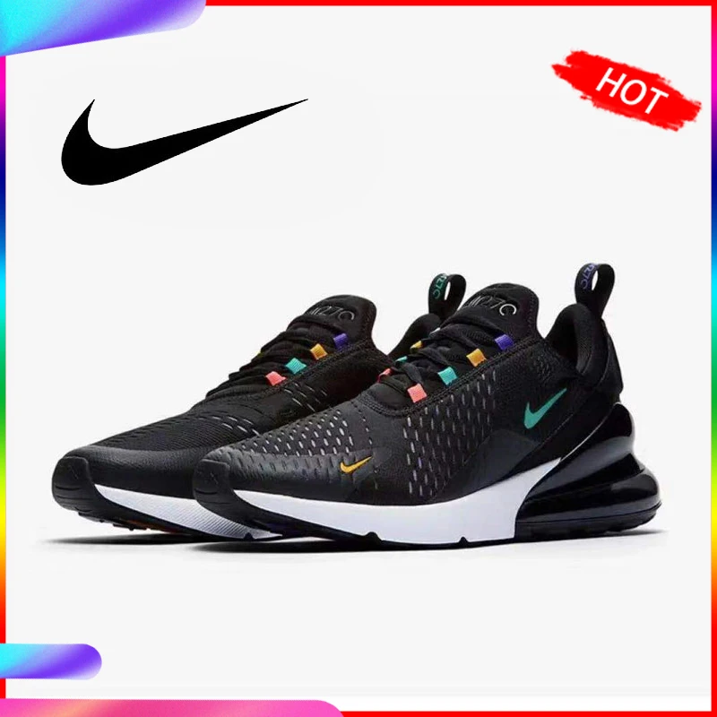 Оригинальный Nike Оригинальные кроссовки Air Max 270 Для женщин Беговая обувь дышащая кроссовки спортивная Дизайнерская обувь 2019 Новый AH6789-023