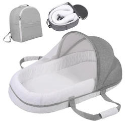Portable Voyage Bébé multifonction Bébé Lit Avec Moustiquaire Pliable Babynest Berceau Lit Bébé Sommeil Des Enfants 
