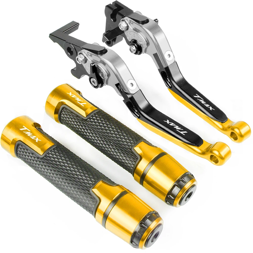 

For YAMAHA T-MAX TMAX 500 530 2008 - 2018 Motorcycle Accessories Extendable Brake Clutch Levers Handlebar Hand Grips