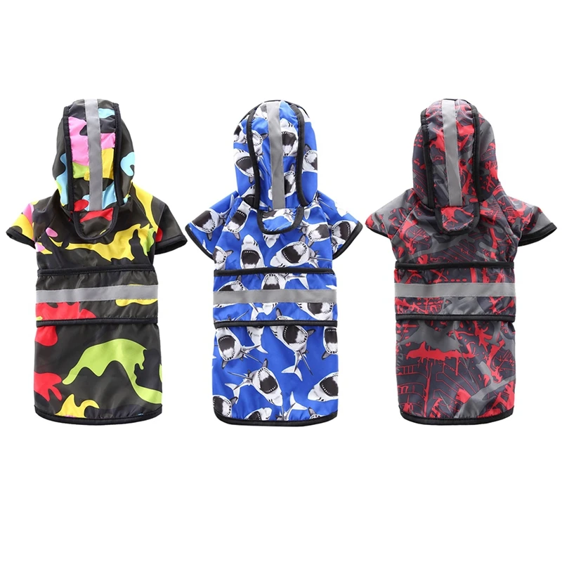 Waterproof font b Pet b font Raincoat Jacket font b Pet b font Clothes Reflective Safety