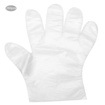 

Barber Accessories 280pcs Disposable Gloves Transparent Portable Disposable Gloves for Hair Dyeing Hair Salon Accessories