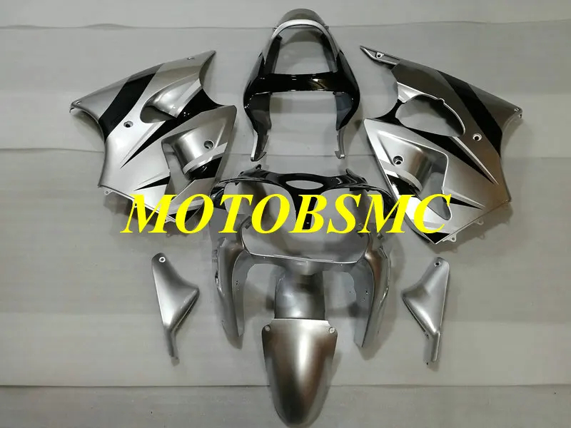 Injection mold Fairing kit for KAWASAKI Ninja ZX6R 00 01 02 ZX 6R 2000 2001 2002 ABS Silver Fairings set+gifts KD68 | Автомобили и