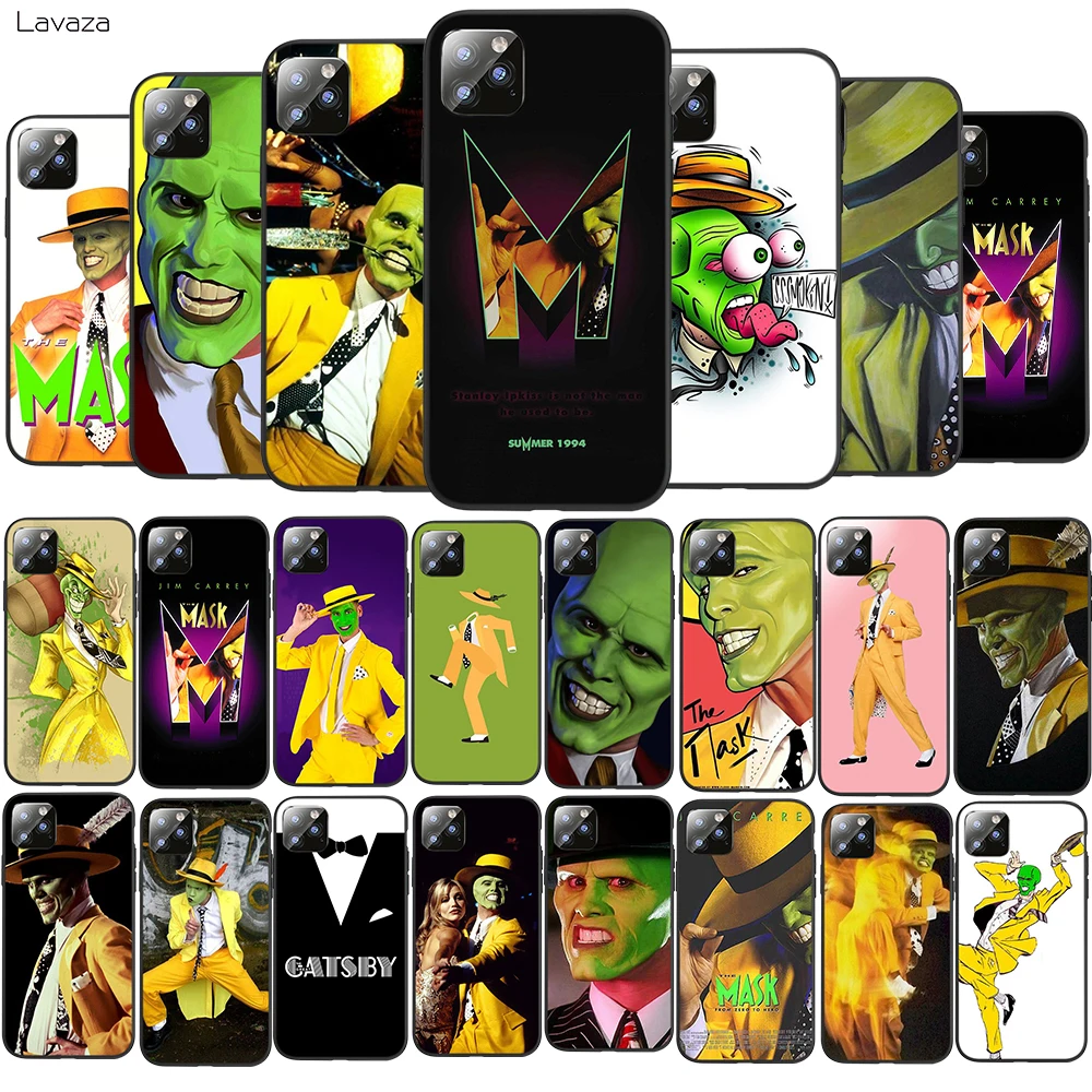 Мягкий чехол Lavaza из ТПУ с изображением маски для iPhone 8 7 6 6S Plus 5 5S SE X XS 11 Pro Max XR