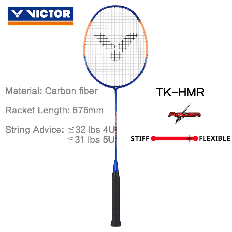 VICTOR original 4U 5U высокопрочная ракетка для бадминтона TK-HMR 100% углеродный молоток |