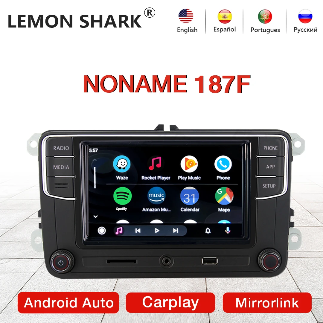 LEMON SHARK Car Radio NONAME RCD330 187F Android Auto Carplay