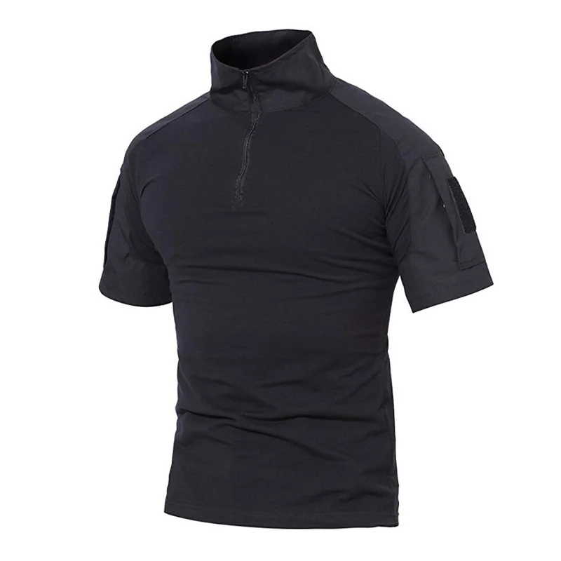 Men's Tactical T-Shirts Camouflage Army Uniform Hunt Working Short Sleeve Shirts Assault Combat Military Cotton Clothes Male tactical shirt tactical clothing