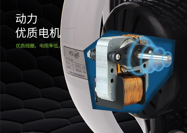 Mute Slient Electric Minin Fan Student Dormitory Household Energy-saving Desk Clamp Fashionable Natural wind 220V ITAS6625A