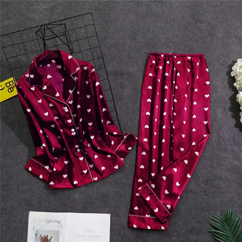 Big Size Pajamas Sets Womens Shirt Pants Sleepwear Sleep Suit M-5XL Home Wear Nightgown Robe Bath Gown Spring Autumn Sleepshirts | Женская