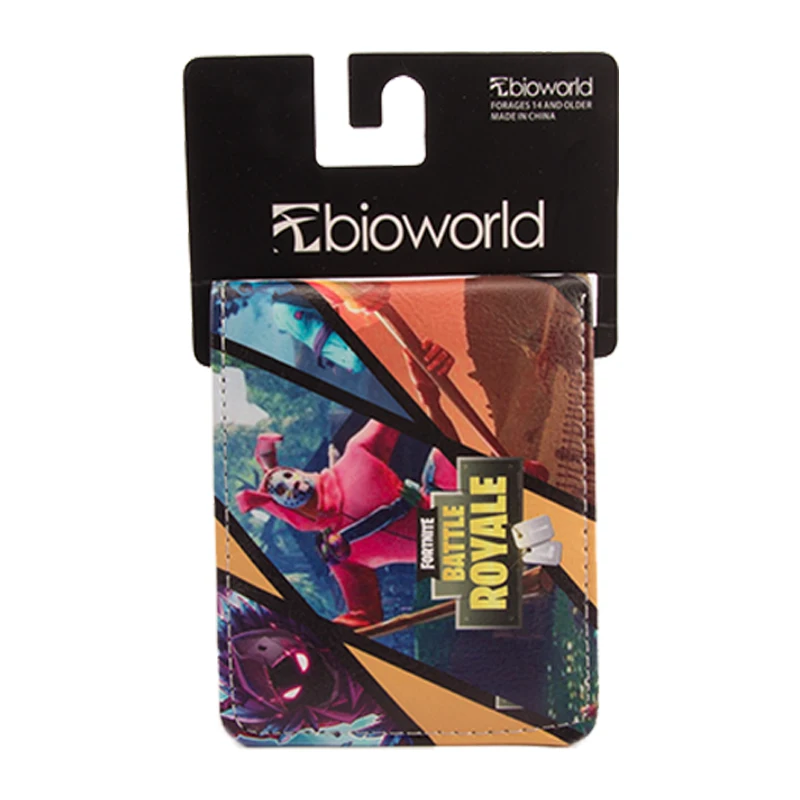 Epic Games Cardholder короткий кошелек мультяшный кошелек для подростка для мальчиков и девочек кожаный кошелек для денег студенческий кошелек 2 сложения - Цвет: 5