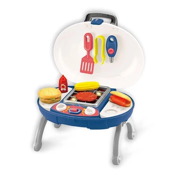 

Kid Kitchen Toy Set Performing Gift Barbecue Food Play House Toys Pretend Play Party BBQ Game Toy Fun Interactive Game