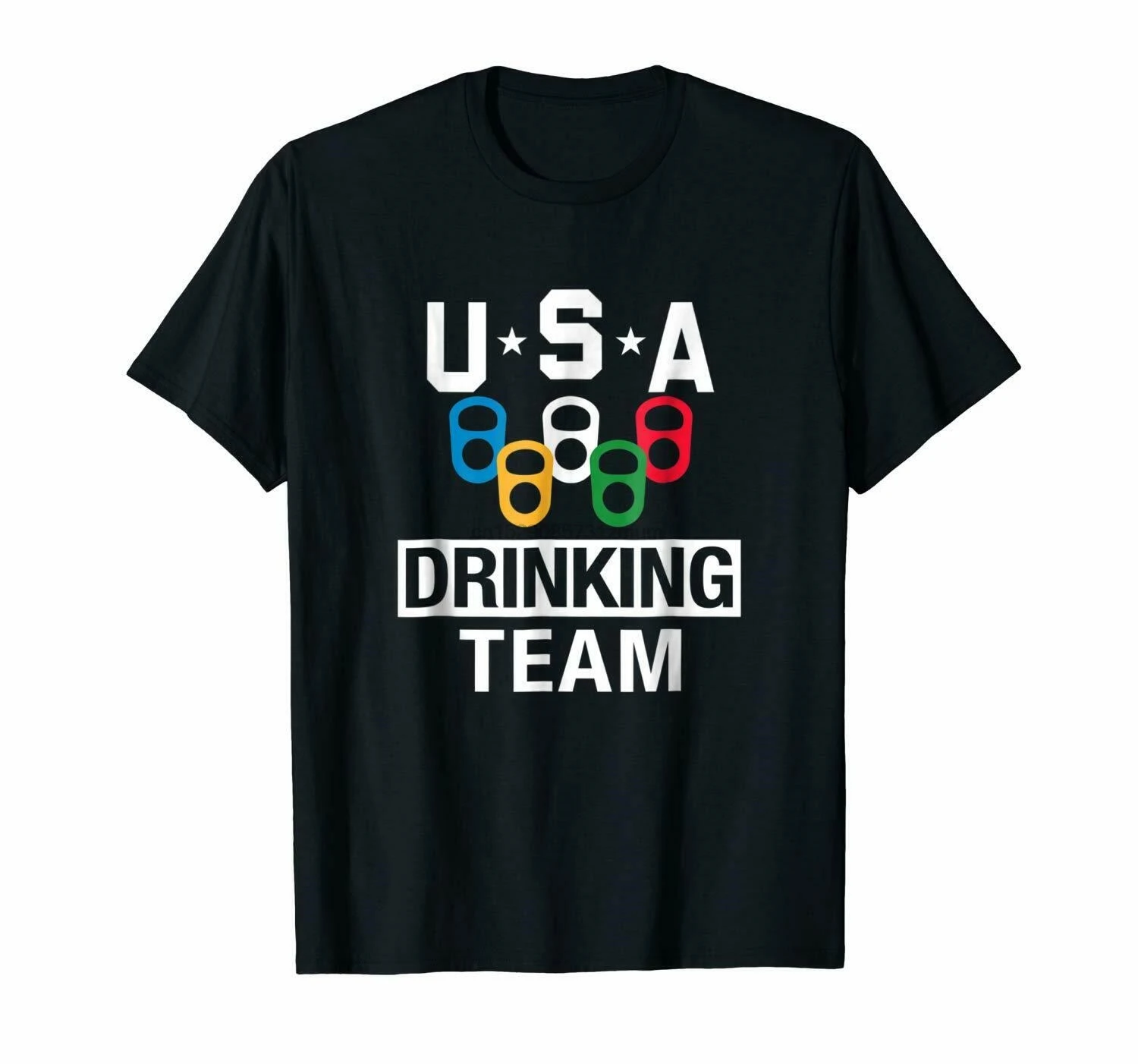 Вечерние хлопковые футболки с надписью Usa drinking Team лидер продаж брендовая Новая
