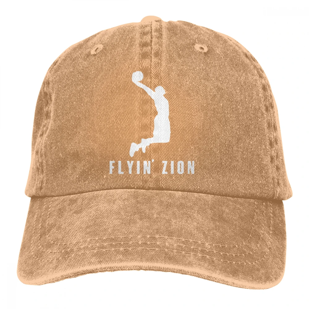 Flyin' Zion Dunk Casquette черные унисекс Мужские Женские джинсовые бейсболка с ремешком кепки Регулируемая шляпа для гольфа папа - Цвет: Хаки